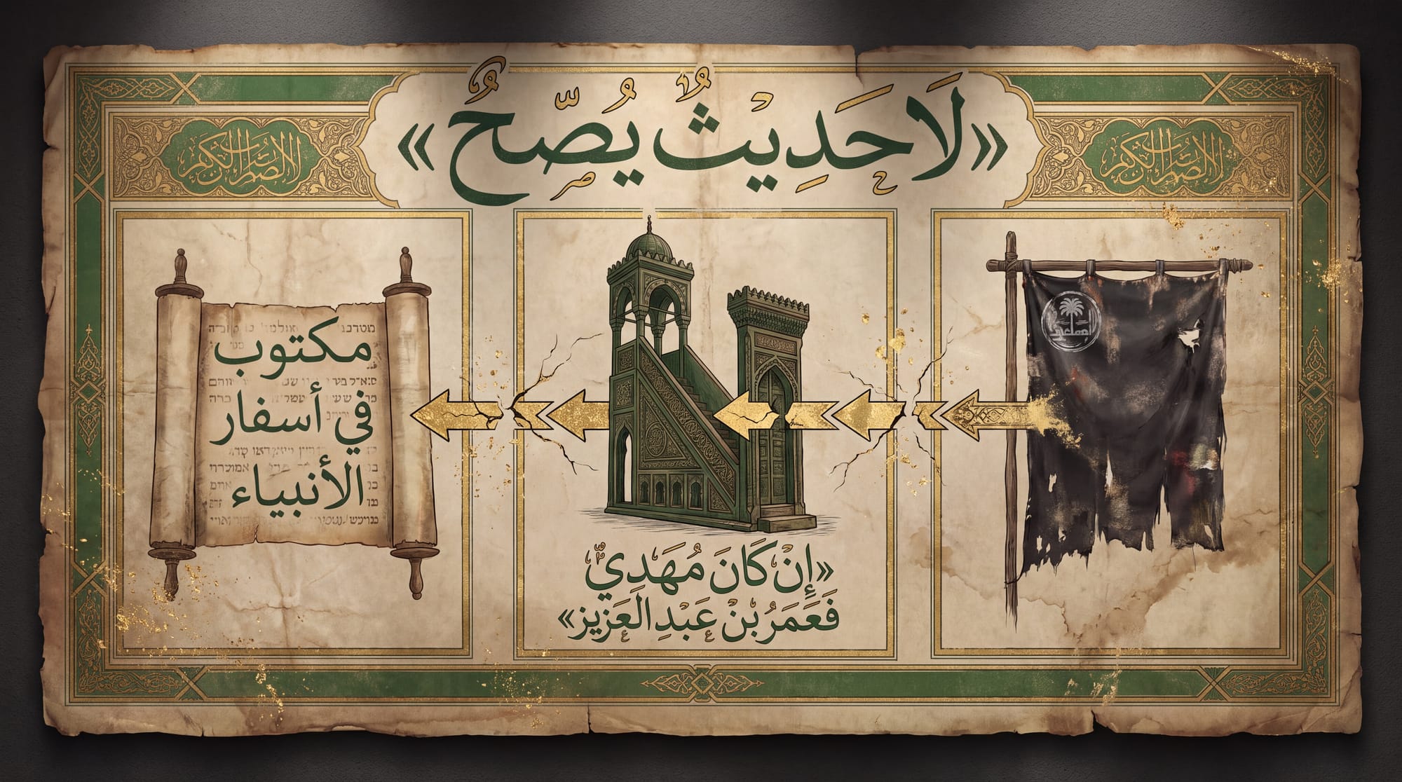 «المهدي المنتظر» بين دعوى التواتر والقراءة الإسنادية: خمسة مدارات، وثلاثة روافد، ولا حديث يصح