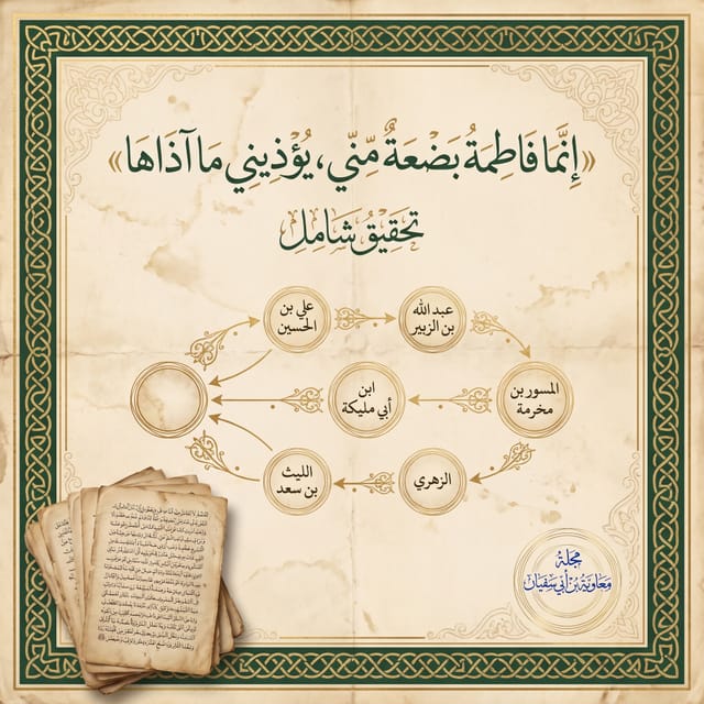 حديث خِطبة عليٍّ  بنتَ أبي جهل «إِنَّمَا فَاطِمَةُ بَضْعَةٌ مِنِّي، يُؤْذِينِي مَا آذَاهَا، وَيُنْصِبُنِي مَا أَنْصَبَهَا»