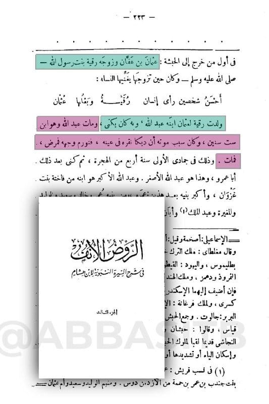 من خلال البحث أقدم من ذكر سبب وفاة حفيد النبي صلى الله عليه وسلم عبد الله بن عثمان بن عفان، هو صاحب...